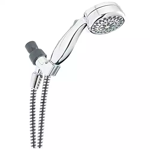 Delta Faucet 7-Spray Touch-Clean Hand Held Shower Head with Hose