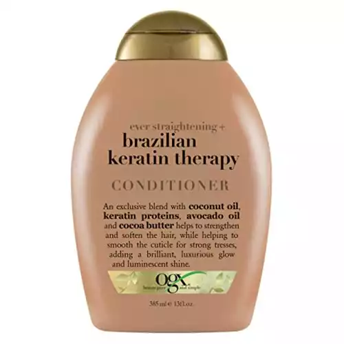 OGX Ever Straightening + Brazilian Keratin Therapy Hair-Smoothing Conditioner