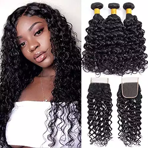 Alibeauty 10A Brazilian Human Hair Weave Bundles