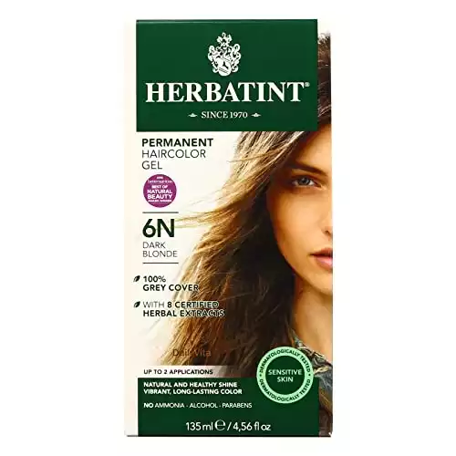 Herbatint 6N Dark Blonde Permanent Hair Color Gel