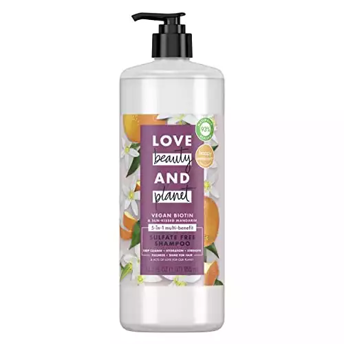 Love Beauty And Planet Sulfate-Free Deep Cleanse Multi Benefit Nourishing Shampoo