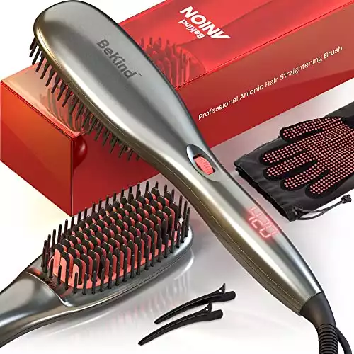 30-IN-1 BeKind Anion Hair Straightener Brush
