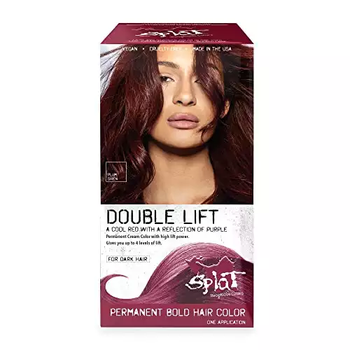 Splat Plum Siren Double Lift Permament Bold Hair Dye Kit for Brunettes
