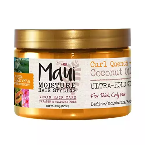 Maui Moisture Hair Styling Vegan Hair Care Ultra-Hold Gel