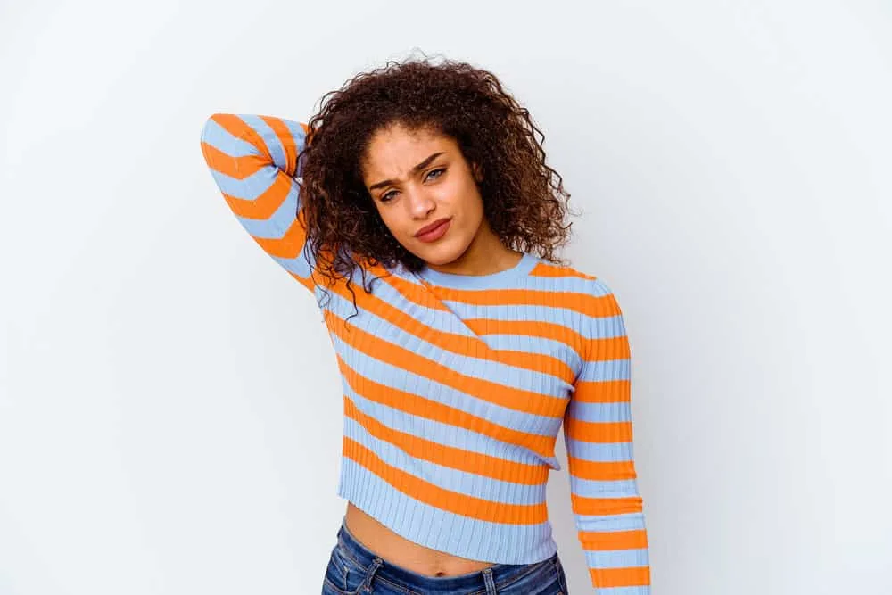 What Is a Hair Lightener? How Does Hair Lightener Work? 5 A light-skin African American female with split-ends after dyeing her hair with citric acid incurring chemical damage.