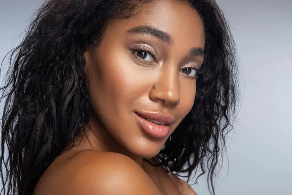 How Often Should You Use a Hair Mask Treatment on Curly Hair 4 A female with hair shaft damage used a hydrating mask to impart protein mitigating breakage caused by hygral fatigue.