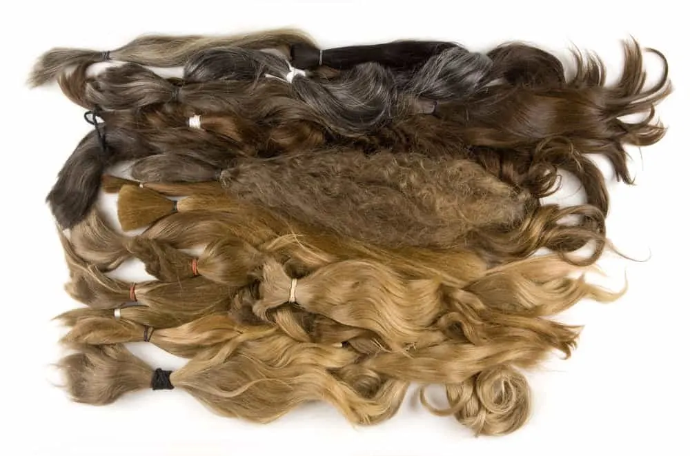Multiple pure virgin hair bundles - real virgin hair that matches easily with your own natural hair cuticles.