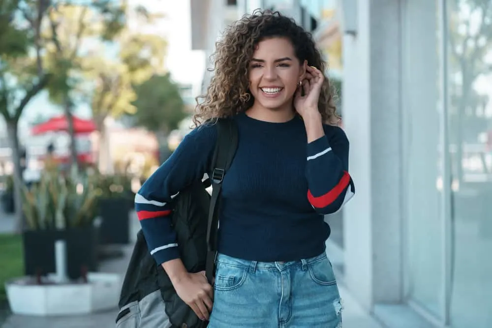 Can Straight Hair Turn Curly With Age, Products, or Over Time? 10 A beautiful light-skinned female that used moisturizing products specifically designed for a straight-to-curly transition.