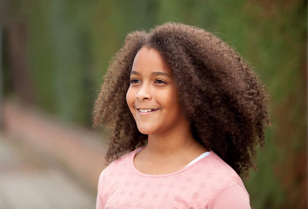 Image of Long straight layers hairstyle for 12 year olds