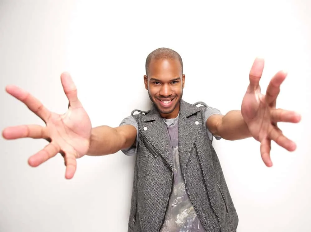 Best Male Haircuts for Receding Hairline and Widow’s Peak 21 An attractive and confident African American man with a receding hair line has a type 4 hair texture.