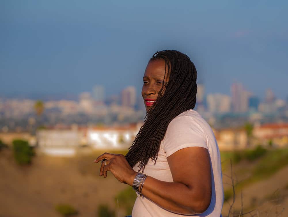 The density of your hair plays a significant role in the full installation of sisterlocks, beautifully demonstrated by this African American female.