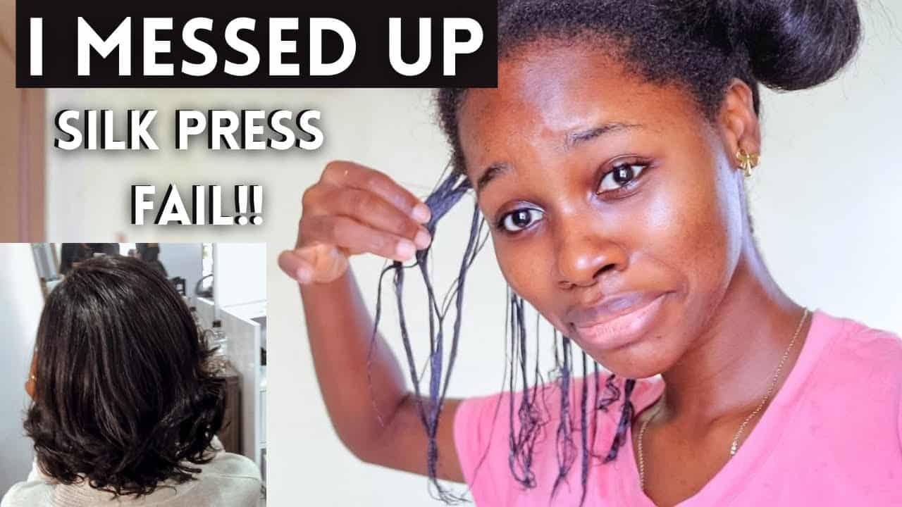 Silk press on short 4c natural hair hotsell