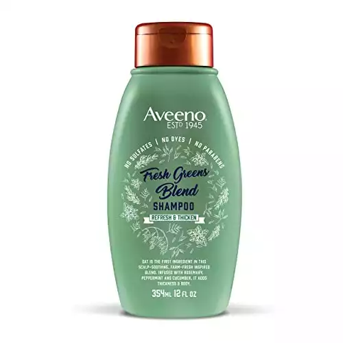 Aveeno, Fresh Greens Blend Sulfate-Free Shampoo
