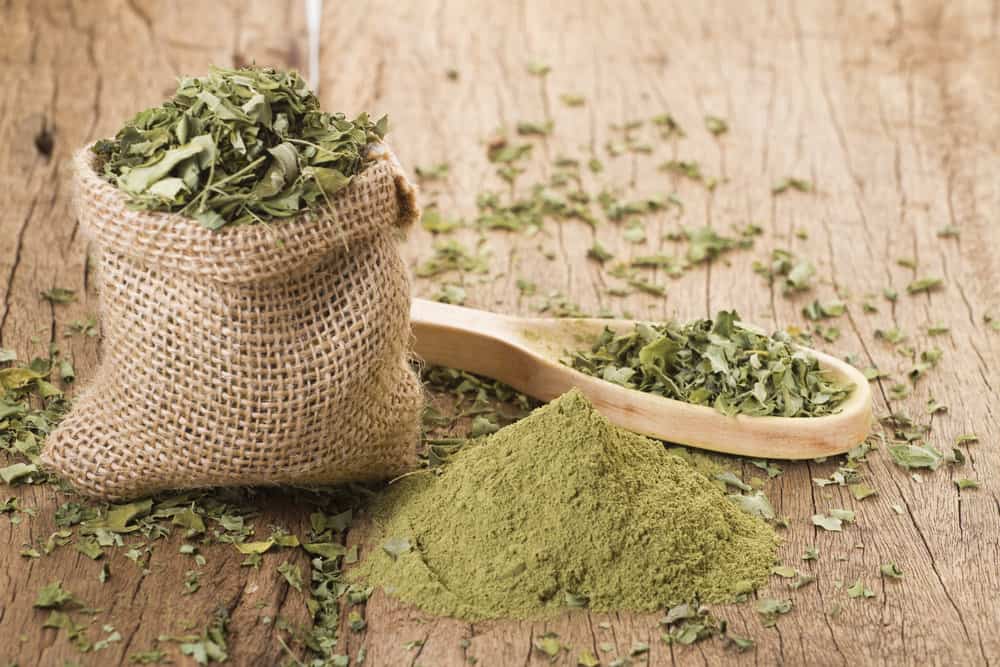 Moringa Ayurvedic herbs are used to improve blood circulation and encourage hair regrowth.