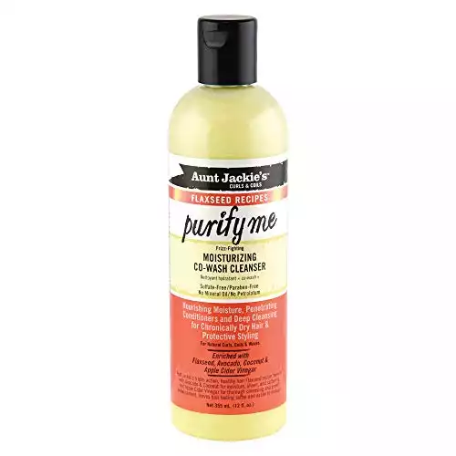 Aunt Jackie's Flaxseed Recipes Purify Me Frizz-Fighting Moisturizing Co-Wash Hair Cleanser