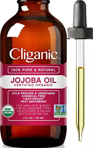 Cliganic 100% Pure & Natural Jojoba Oil - Certified Organic