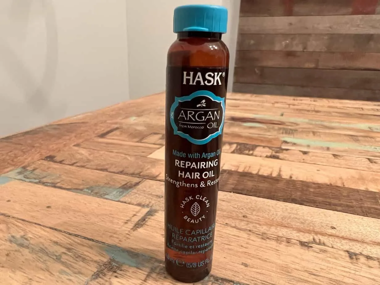 Hask Argan Oil from Morocco is a repairing hair oil that strengthens and restores.