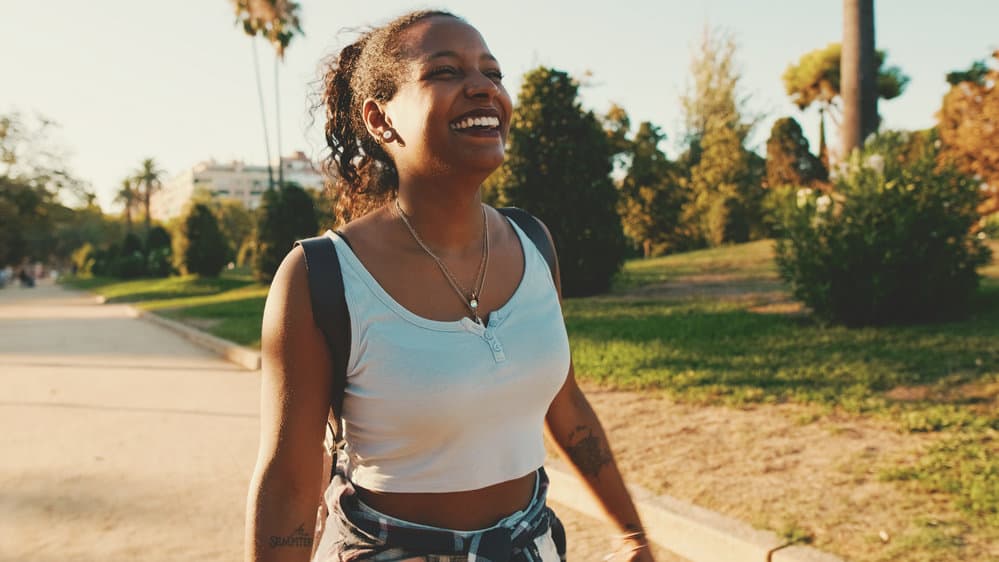 An African American female used a zinc supplement and amino acids to help her hair growth journey.