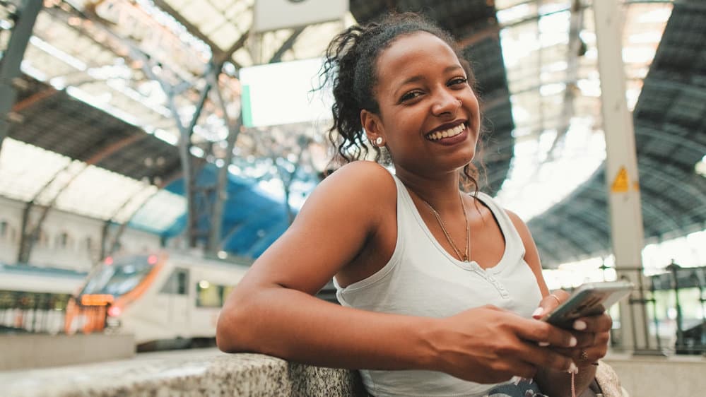 A young black female that has been experiencing Vitamin D deficiencies from poor nutrition.