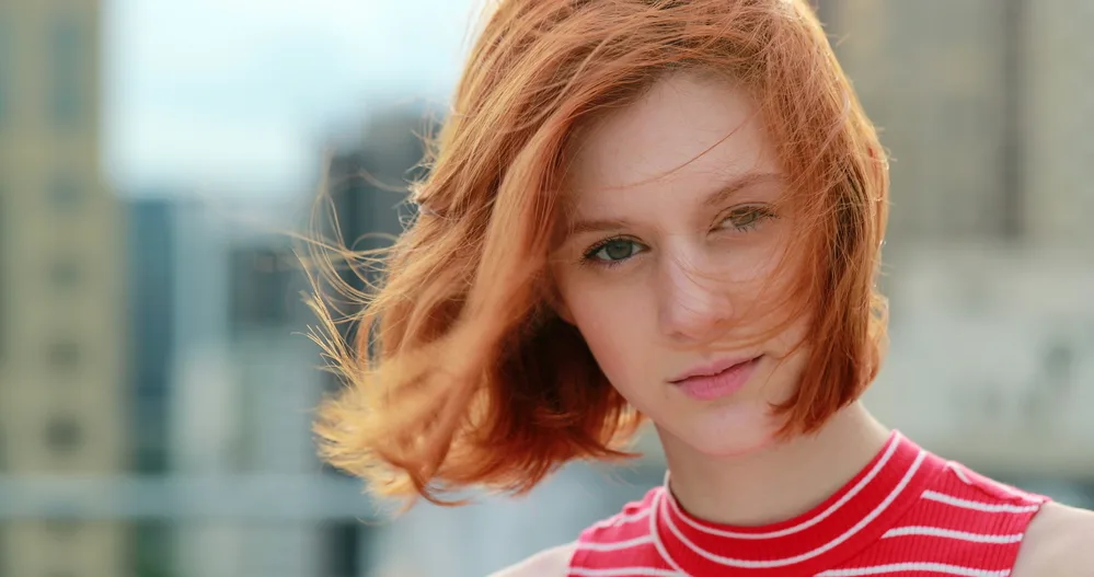 Short Hairstyles for Teens: Hairstyle Ideas for Teenage Girls 20 With a very short haircut, the young woman showcases one of our favorite hairstyles for teenage girls showing her individuality and fearless style with long bangs.