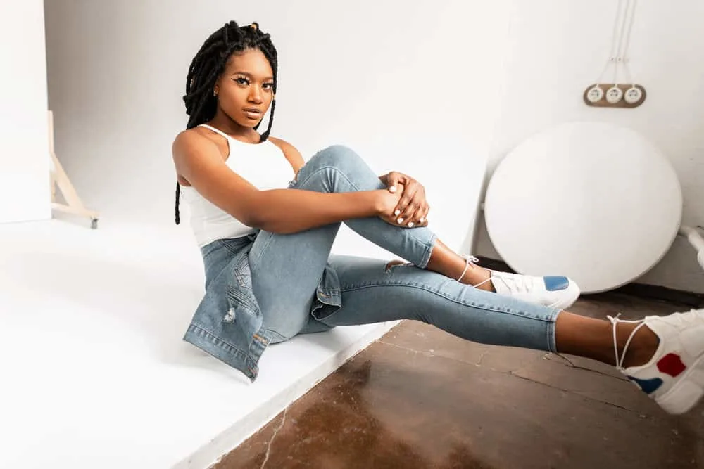 How to Take out Soft Locs: An Easy Way to Remove Soft Locs 7 The hairstylist installed her crochet locs in a way that maintains soft locs while avoiding excessive tension and added weight while wrapping hair in a unique style.