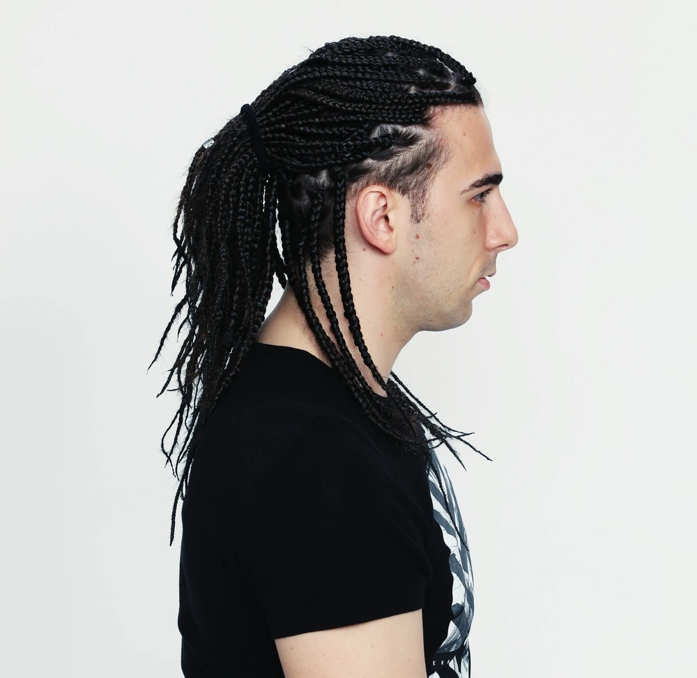 White Boy Braids: Braided Styles for Caucasian Men and Boys 18 The white man's box braids, although not traditionally associated with his ethnicity, challenge societal norms and highlight the beauty of diverse hair styles.