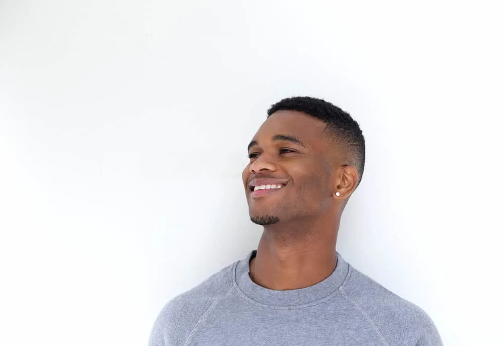 7 Best Edgers for Black Hair: Top Hair Clippers & Hair Edgers 6 Whether he's trimming wet or dry hair, this black man knows how to get the job done with his powerful cordless clippers and adjustable blades, showcasing his expertise in hair trimming and his ability to adapt to different hair textures.