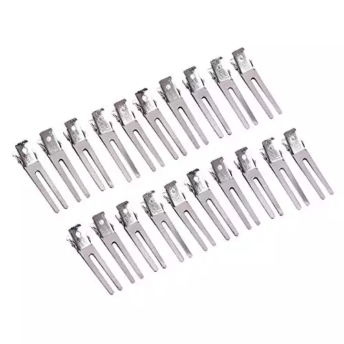 1.75 Inch Double Prong Metal Alligator Hair Clips
