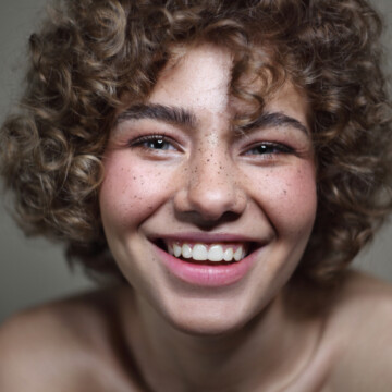 Curly Hair with Bangs