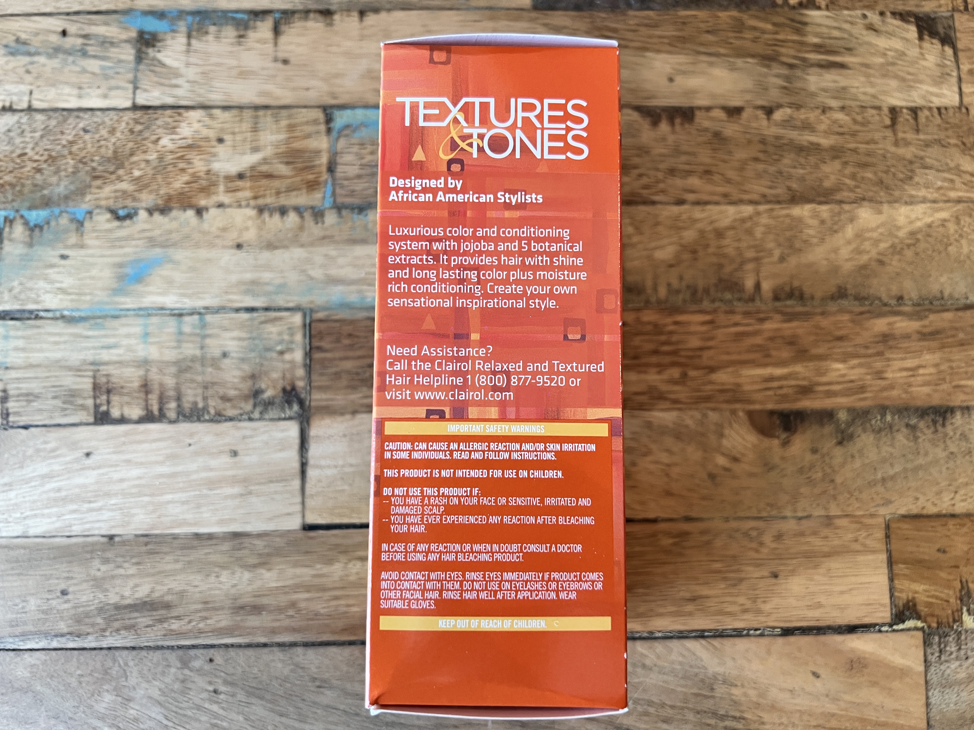 Clarirol's Textures & Tones was designed by African American stylists for women of color.