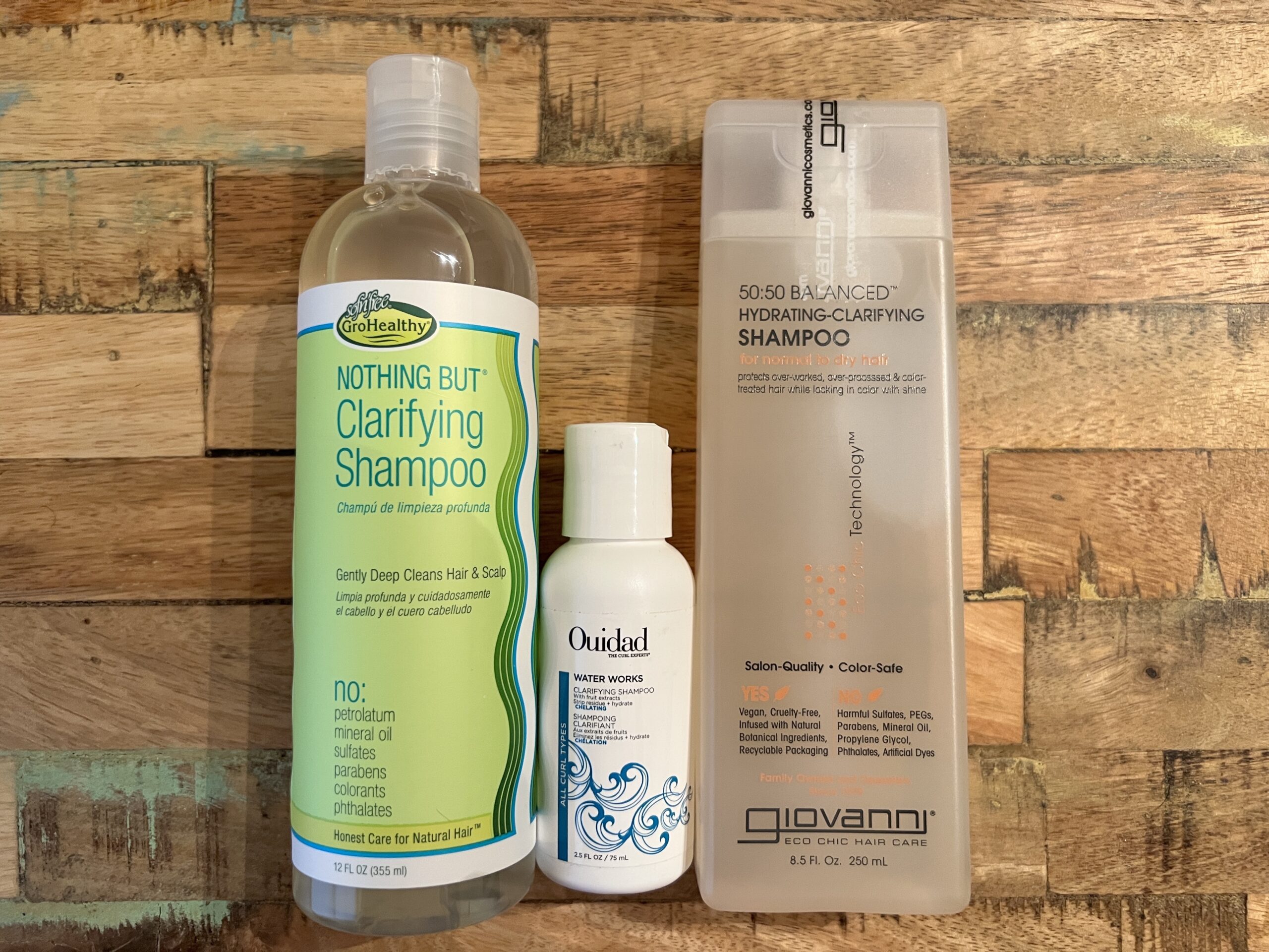 The best clarifying shampoos are Nothing But Clarifying Shampoo, Quidad's Water Works Clarifying Shampoo, and Giovanni's 50:50 Balanced Hydrating-Clarifying Shampoo.
