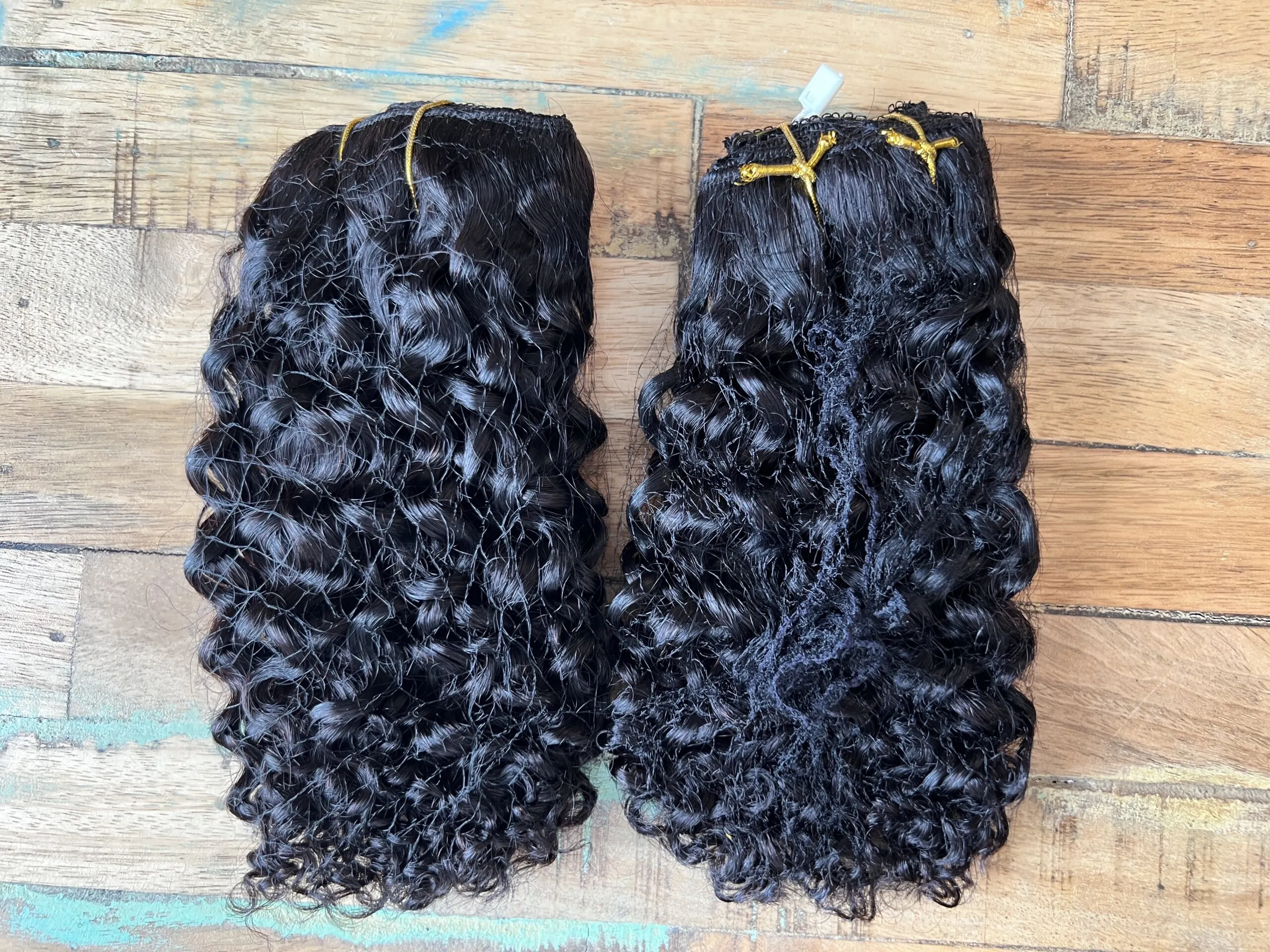 UrBeauty premium human hair arrived packaged well with minimal shedding, and it's a perfect match for ladies with very dark brown or black type 3 hair strands.