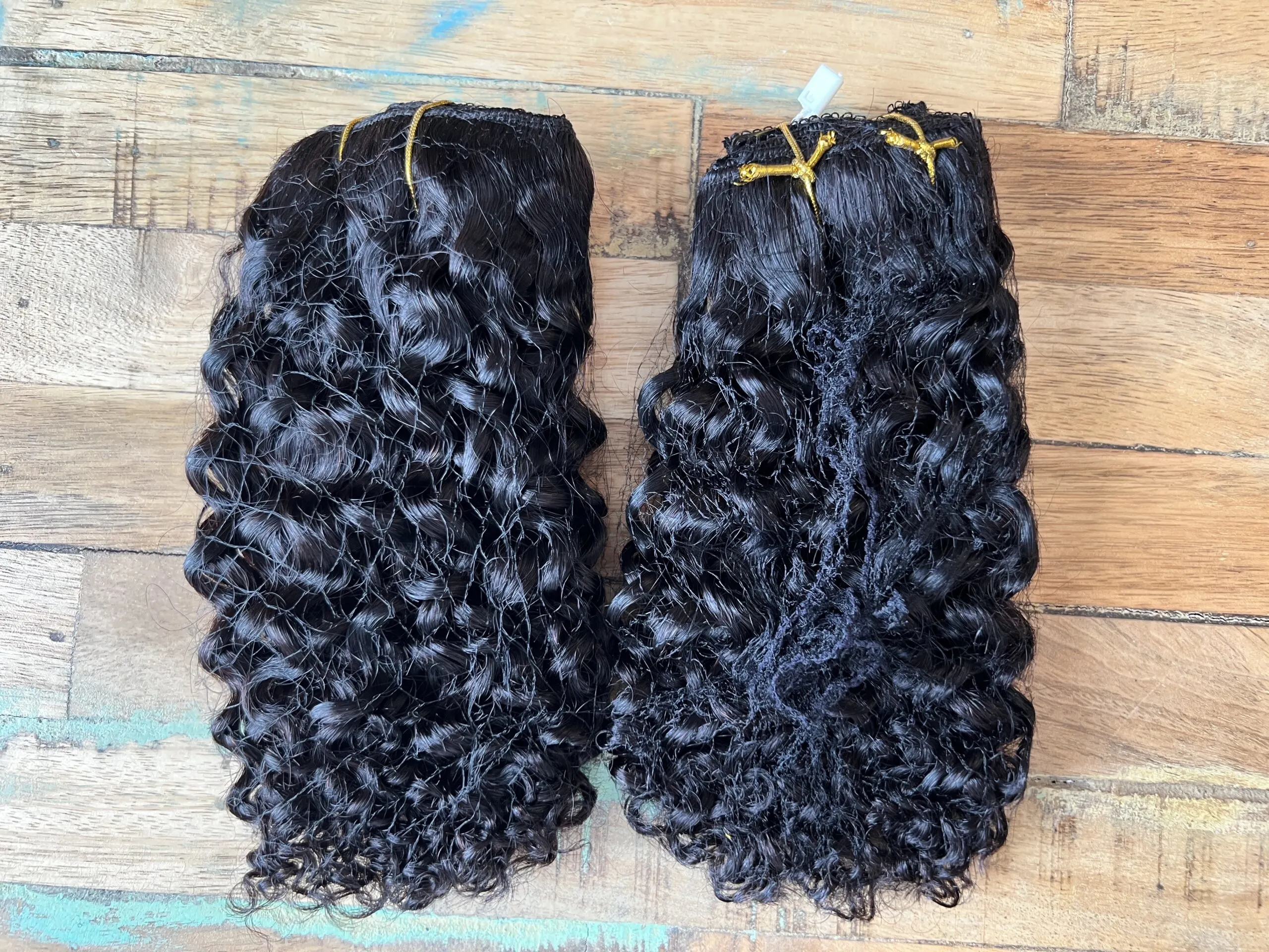 The Best Curly Hair Extensions for Stunning Curls and Volume 13 UrBeauty premium human hair arrived packaged well with minimal shedding, and it's a perfect match for ladies with very dark brown or black type 3 hair strands.