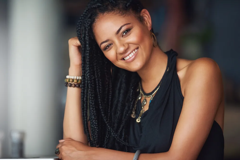 Hair Length Chart: The Roadmap to Your Desired Hair Length 15 The visual examples she presents with her longer hair and dark hair color illustrate how different hair lengths can complement a long neck length.