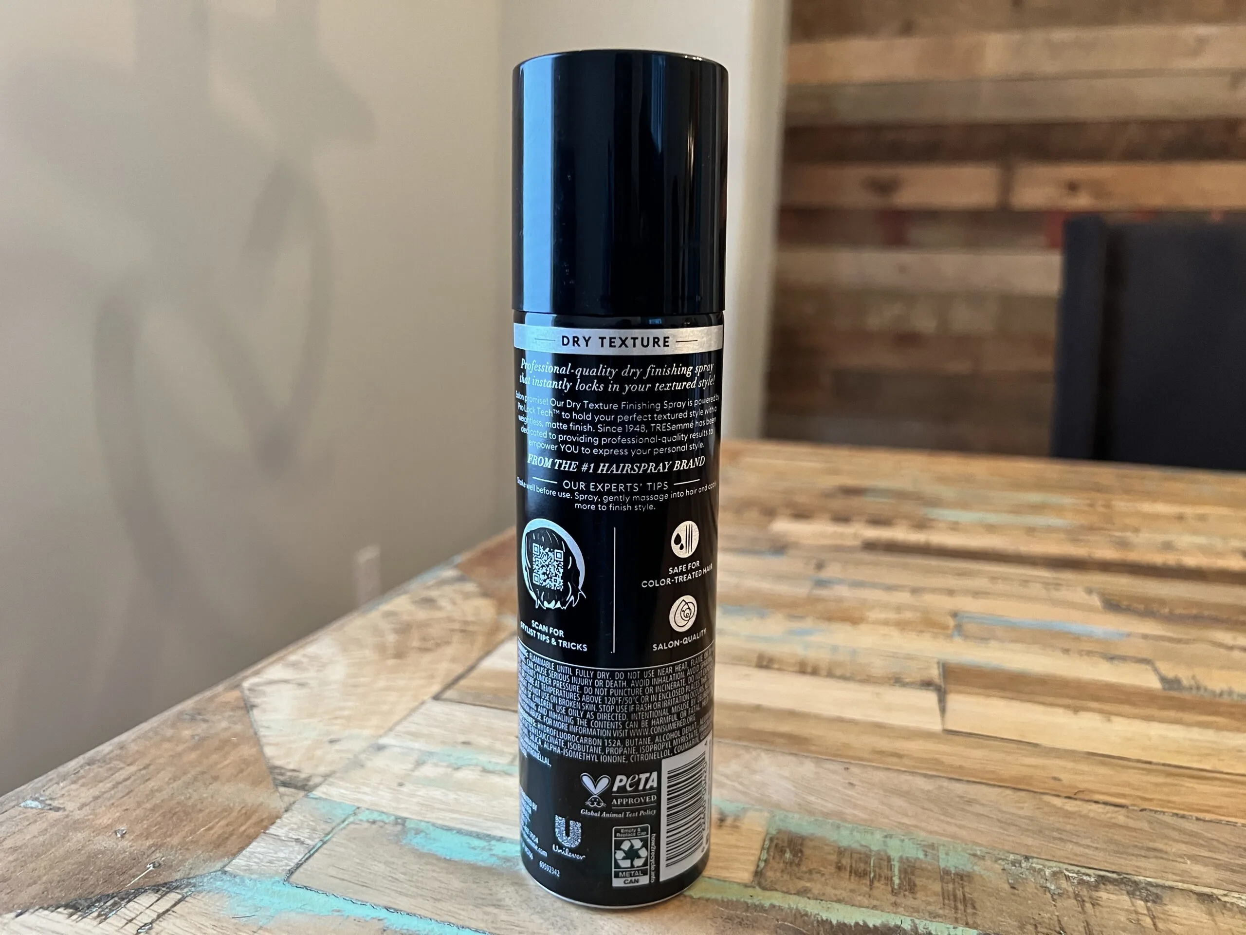 Texture Spray vs. Hair Spray: Is Texture or Hair Spray Better? 6 TRESemmé Dry Texture is a professional-quality dry finishing spray that instantly locks in your textured style.